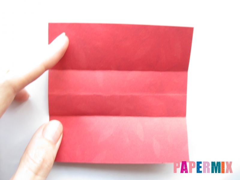 Как сделать конфету из бумаги (оригами) своими руками - шаг 3