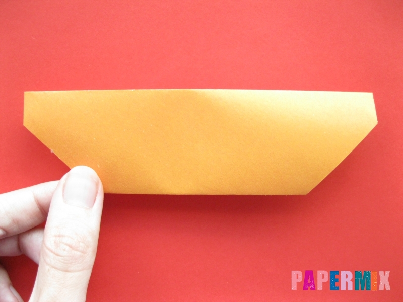 Как сделать круассан из бумаги (оригами) своими руками - шаг 5