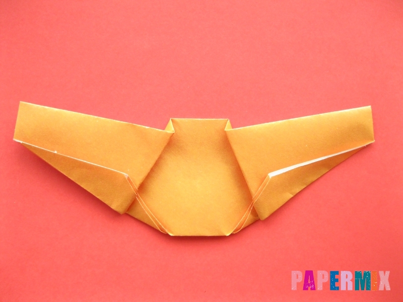 Как сделать круассан из бумаги (оригами) своими руками - шаг 7