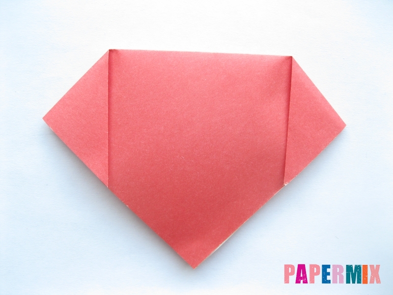 Как сделать помидор из бумаги (оригами) своими руками - шаг 2