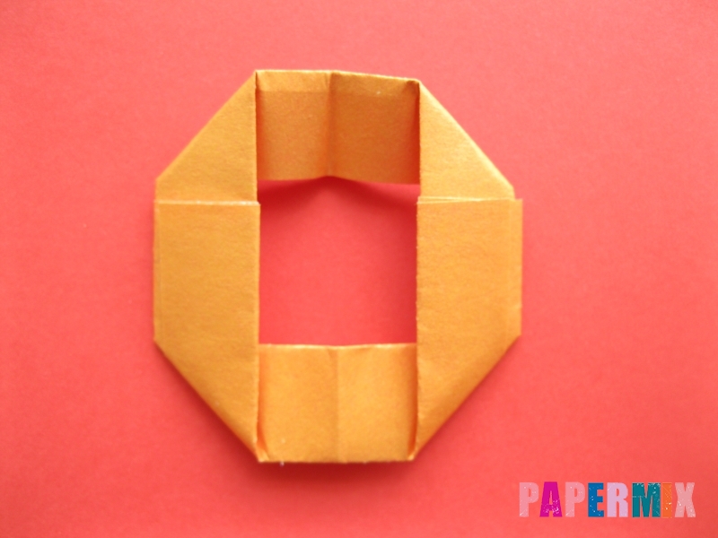 Как сделать пончик из бумаги (оригами) своими руками - шаг 6