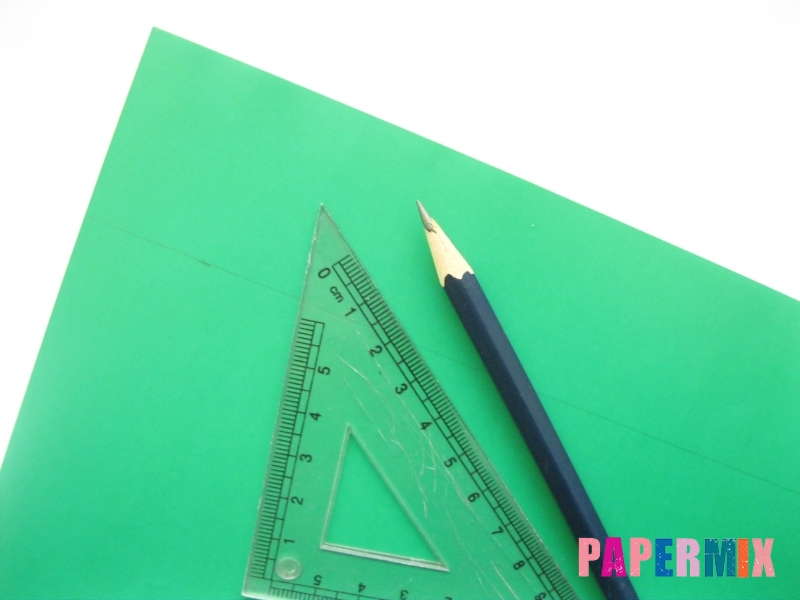 Как сделать бумажную гирлянду из елочек своими руками - шаг 1