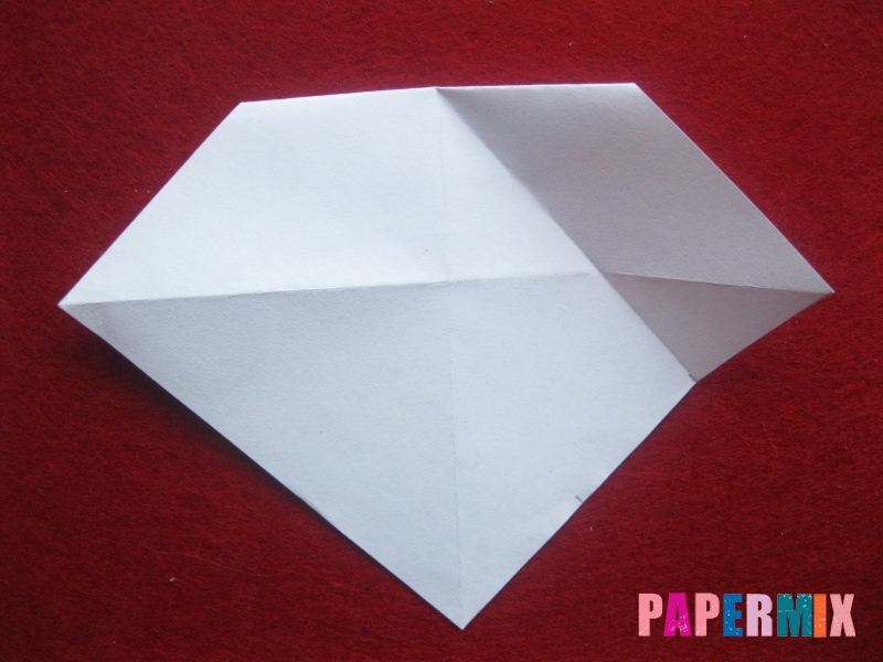 Оригами снеговик из бумаги своими руками - шаг 11