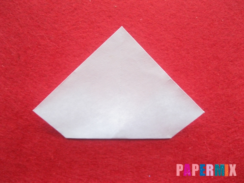 Оригами снеговик из бумаги своими руками - шаг 15