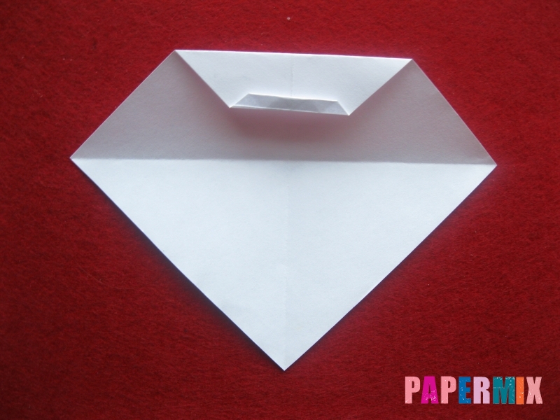 Оригами снеговик из бумаги своими руками - шаг 9