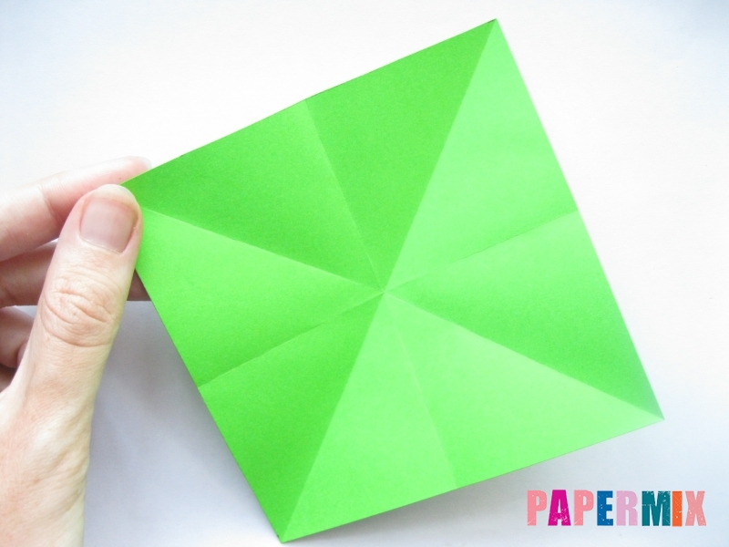 Как сделать пальму из бумаги (оригами) поэтапно - шаг 1
