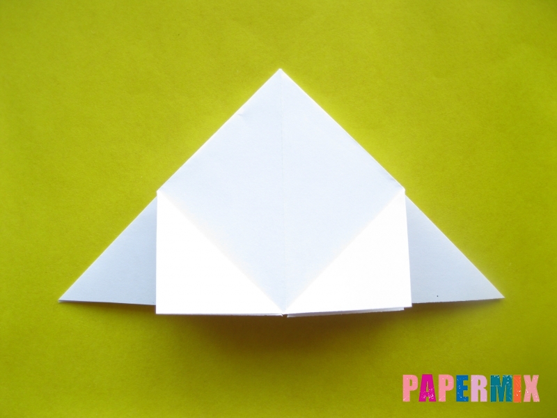 Как сделать розу из бумаги (оригами) поэтапно - шаг 10