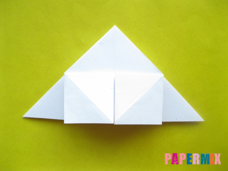 Как сделать розу из бумаги (оригами) поэтапно - шаг 9