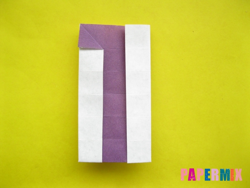Как сделать цифру 1 из бумаги (оригами) своими руками - шаг 13