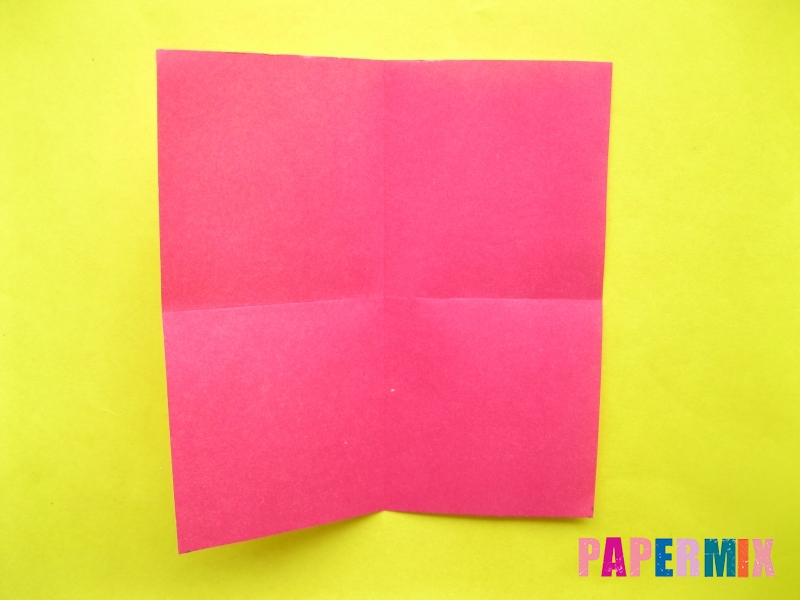 Как сделать цифру 2 из бумаги (оригами) своими руками - шаг 1