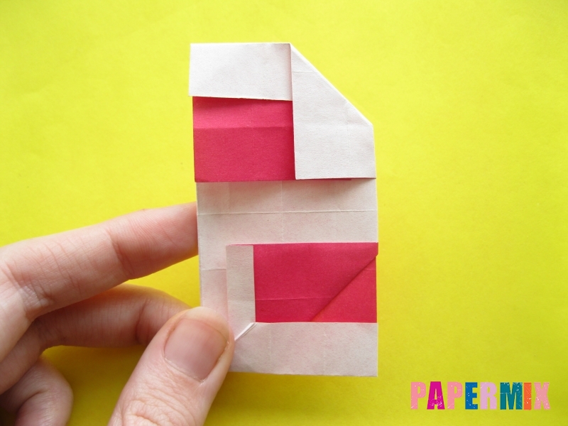 Как сделать цифру 2 из бумаги (оригами) своими руками - шаг 17