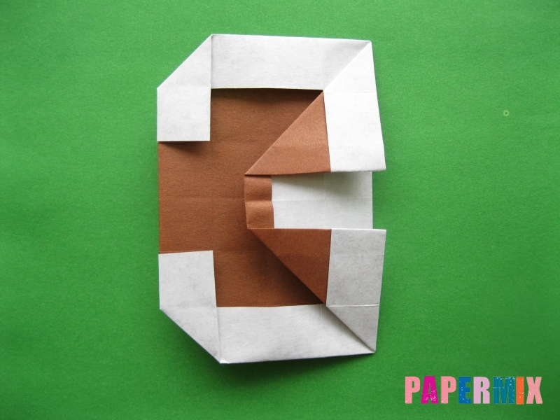 Как сделать цифру 3 из бумаги (оригами) своими руками - шаг 14