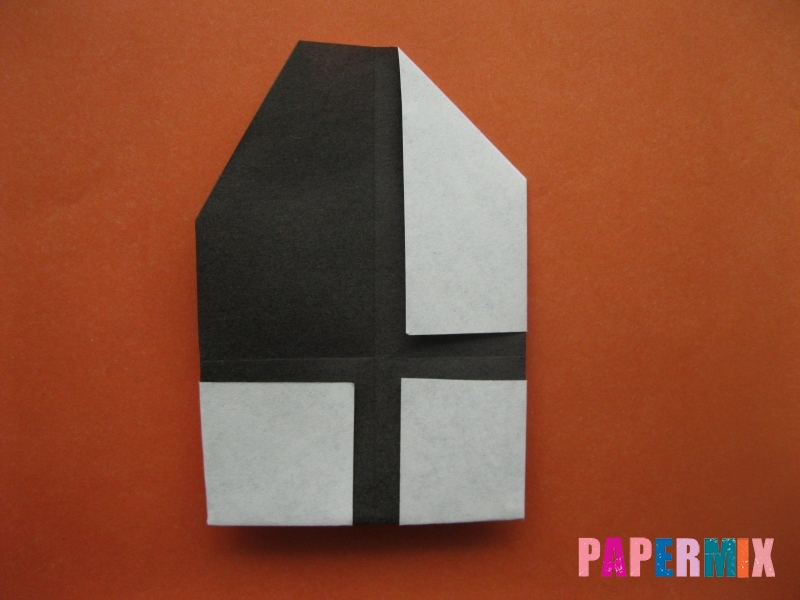 Как сделать цифру 4 из бумаги (оригами) своими руками - шаг 6
