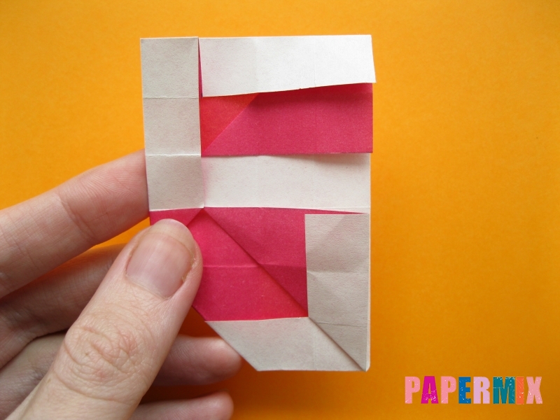 Как сделать цифру 5 из бумаги (оригами) своими руками - шаг 14
