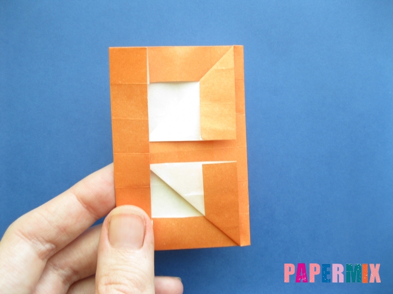 Как сделать цифру 8 из бумаги (оригами) своими руками - шаг 12
