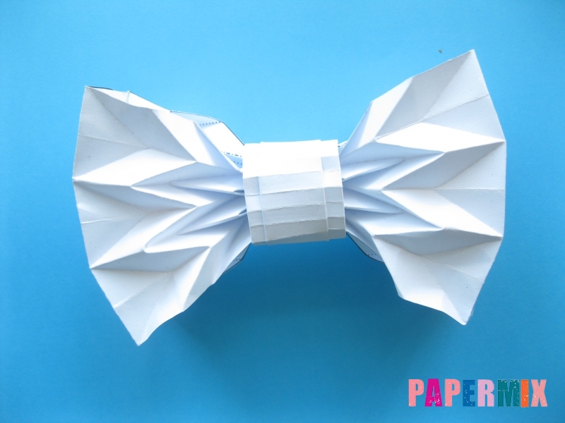 Как сделать галстук бабочку из бумаги своими руками - шаг 15