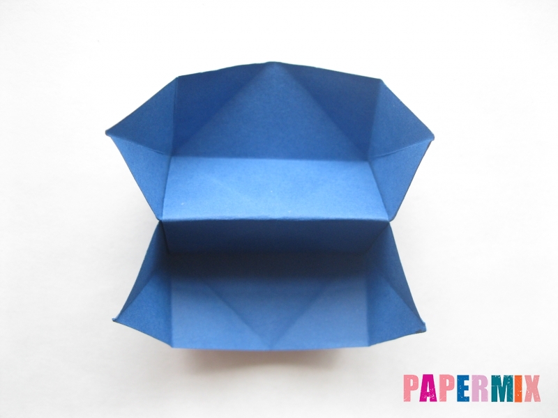 Как сделать книжный шкаф из бумаги (оригами) поэтапно - шаг 14