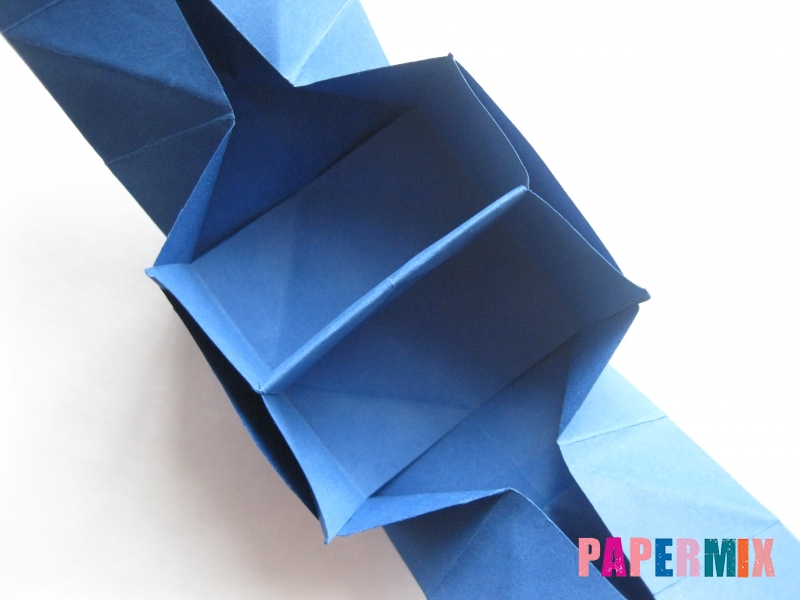 Как сделать книжный шкаф из бумаги (оригами) поэтапно - шаг 27