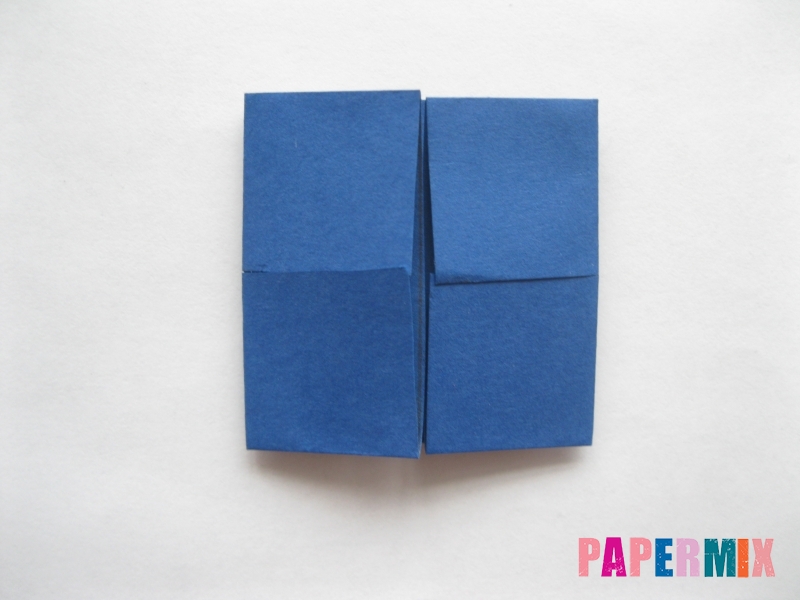 Как сделать книжный шкаф из бумаги (оригами) поэтапно - шаг 6