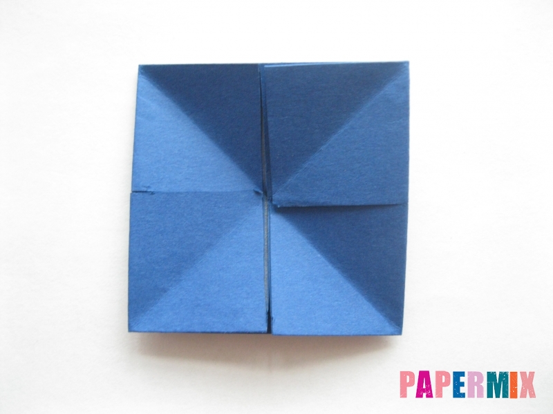 Как сделать книжный шкаф из бумаги (оригами) поэтапно - шаг 9