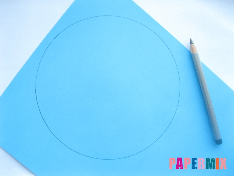 Как сделать конус из бумаги пошаговая инструкция - шаг 1