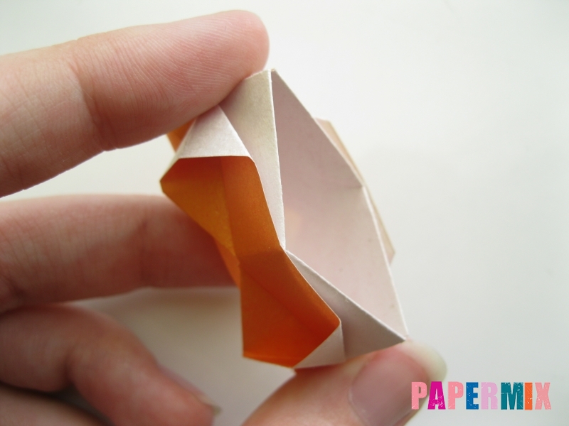 Как сделать корону из бумаги (оригами) своими руками - шаг 16