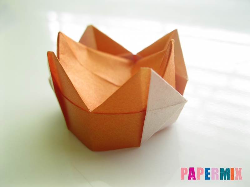 Как сделать корону из бумаги (оригами) своими руками - шаг 17