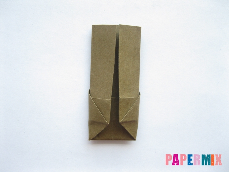 Как сделать кресло из бумаги (оригами) своими руками - шаг 11