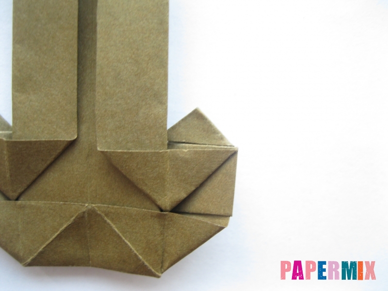 Как сделать стул из бумаги (оригами) поэтапно - шаг 18