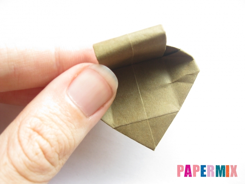 Как сделать стул из бумаги (оригами) поэтапно - шаг 27
