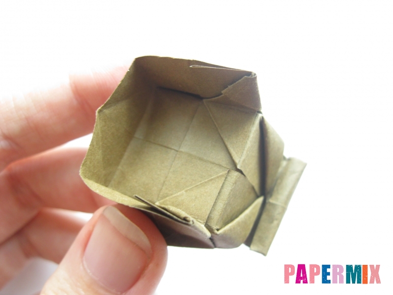 Как сделать стул из бумаги (оригами) поэтапно - шаг 30