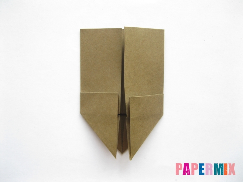 Как сделать кресло из бумаги (оригами) своими руками - шаг 7