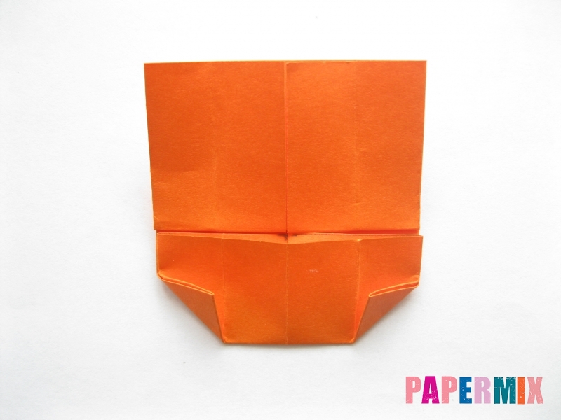 Как сделать кровать из бумаги (оригами) поэтапно - шаг 10