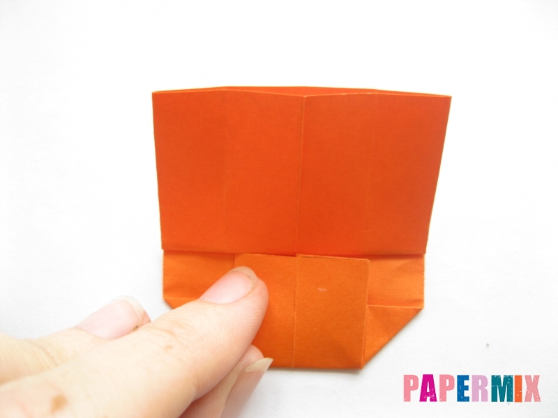 Как сделать кровать из бумаги (оригами) поэтапно - шаг 12