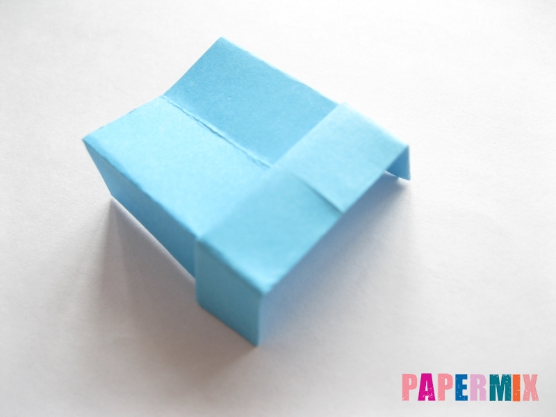 Как сделать кровать из бумаги (оригами) поэтапно - шаг 24