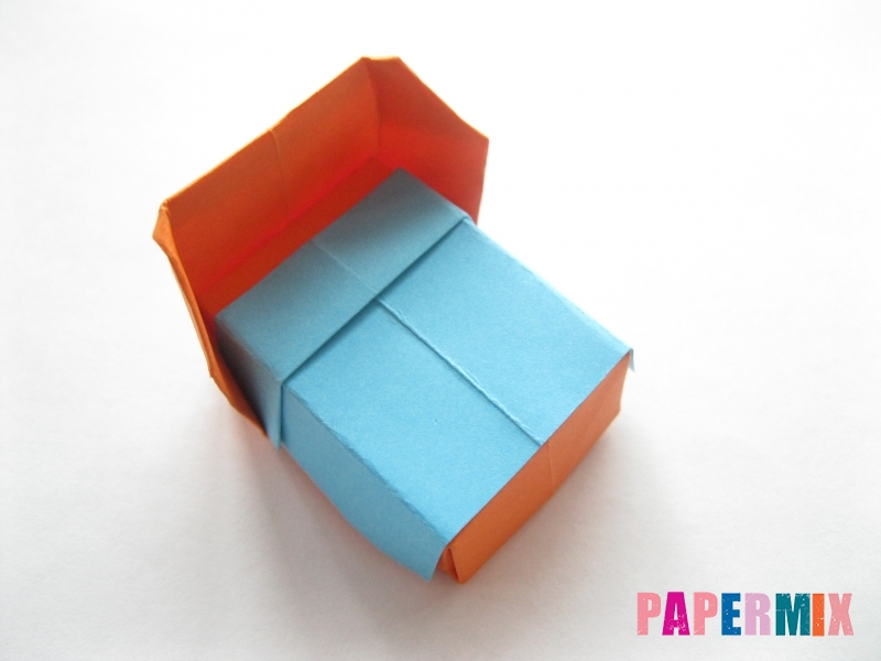 Как сделать кровать из бумаги (оригами) поэтапно - шаг 25