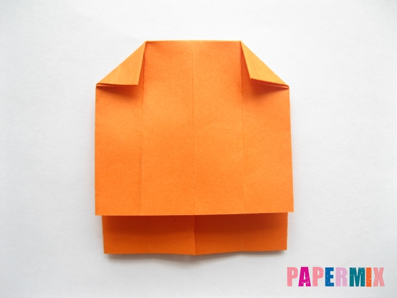 Как сделать кровать из бумаги (оригами) поэтапно - шаг 7