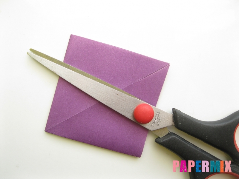 Как сделать платье из бумаги (оригами) своими руками - шаг 8