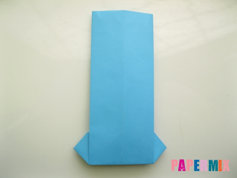 Как сделать рубашка с галстуком из бумаги (оригами) - шаг 14