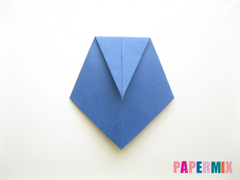 Как сделать рубашка с галстуком из бумаги (оригами) - шаг 26