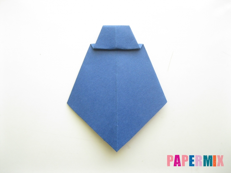 Как сделать рубашка с галстуком из бумаги (оригами) - шаг 28