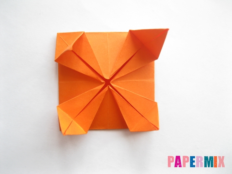 Как сделать стол из бумаги (оригами) поэтапно - шаг 21