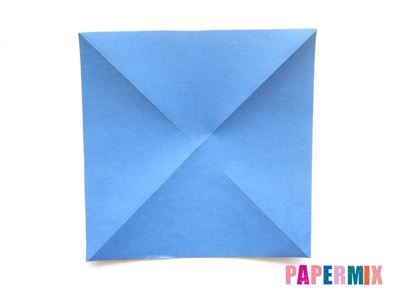 Как сделать стул из бумаги (оригами) поэтапно - шаг 1