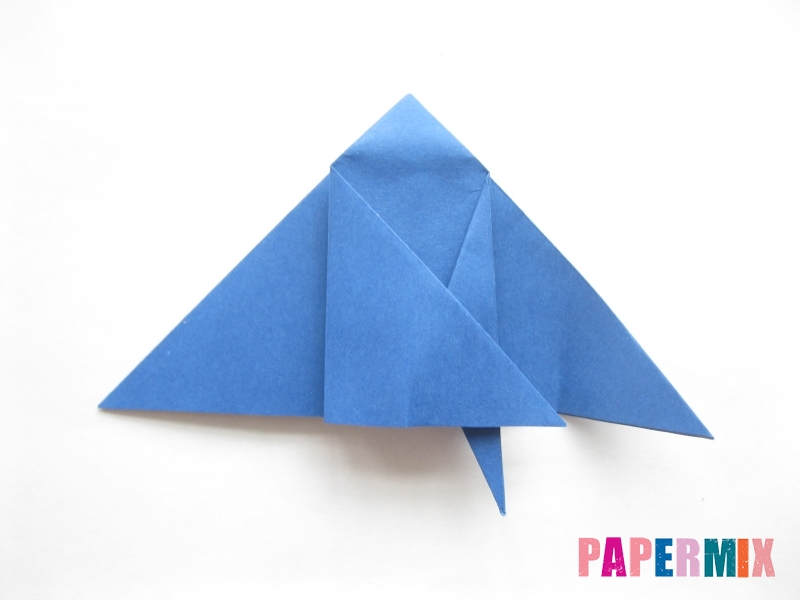 Как сделать стул из бумаги (оригами) поэтапно - шаг 14