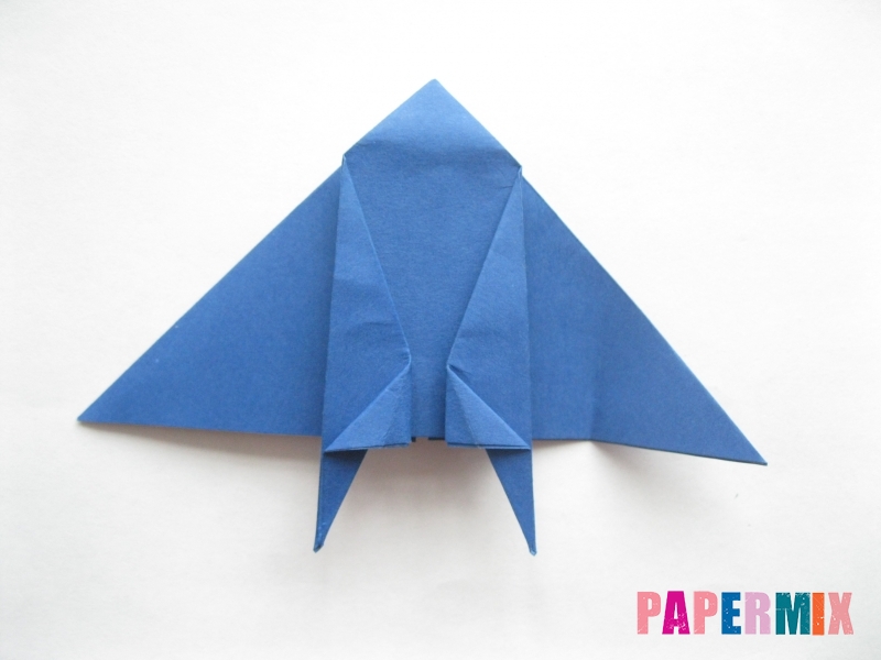 Как сделать стул из бумаги (оригами) поэтапно - шаг 17