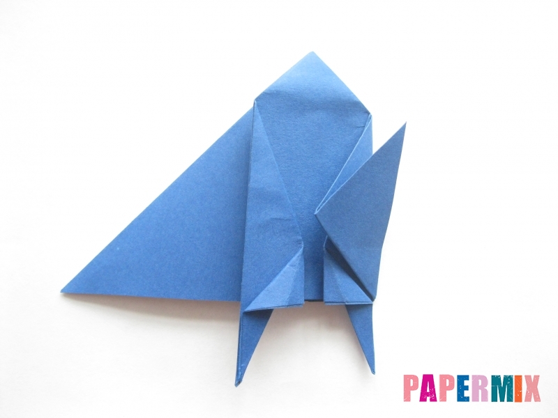 Как сделать стул из бумаги (оригами) поэтапно - шаг 19