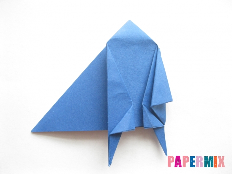 Как сделать стул из бумаги (оригами) поэтапно - шаг 20