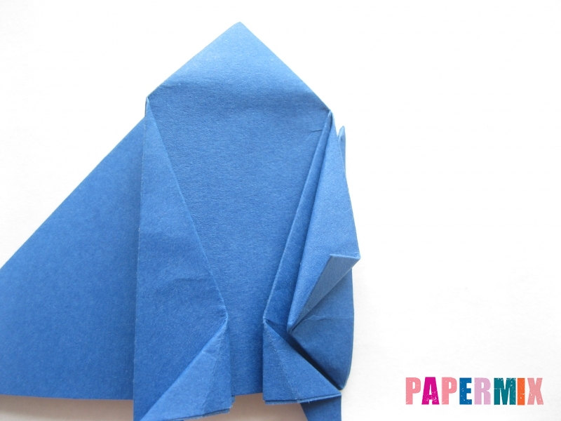 Как сделать стул из бумаги (оригами) поэтапно - шаг 21