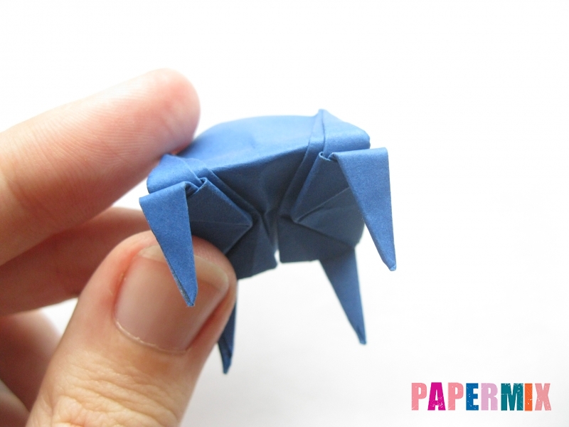 Как сделать стул из бумаги (оригами) поэтапно - шаг 27