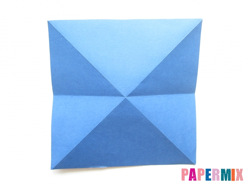 Как сделать стул из бумаги (оригами) поэтапно - шаг 3